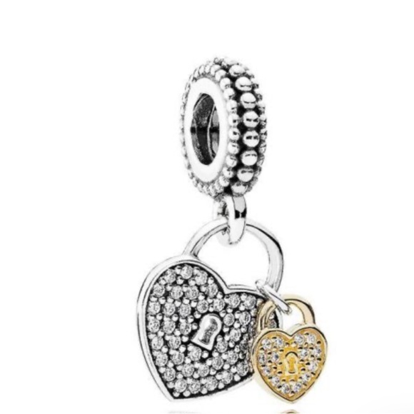 Authentic Pandora Love Locks Dangle Charm - Picture 1 of 4